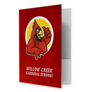 education folder with mascot