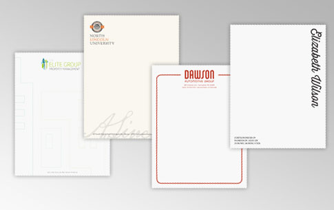 custom letterhead collage